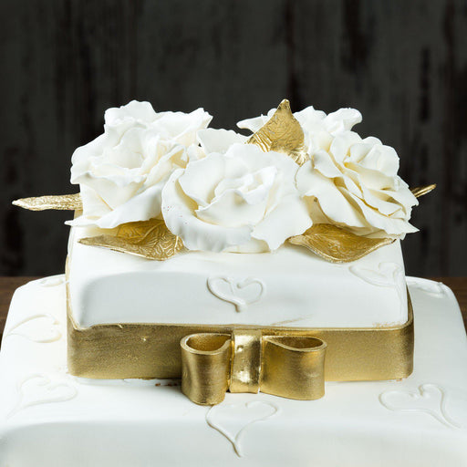 Beyaz Gül Nişan Özel Pasta