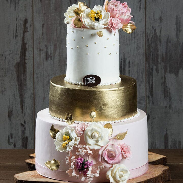 Çiçekli Nişan Özel Pasta