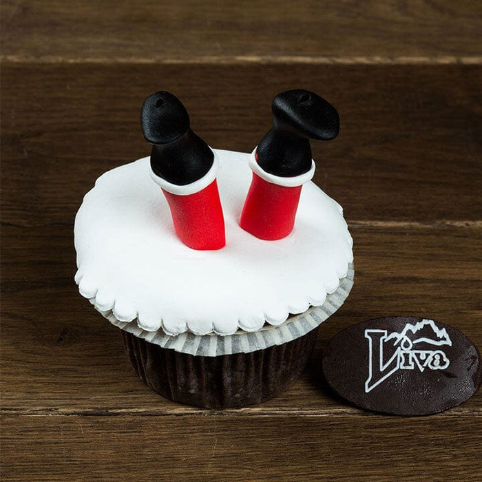 Noel Baba Ayakları Cupcake