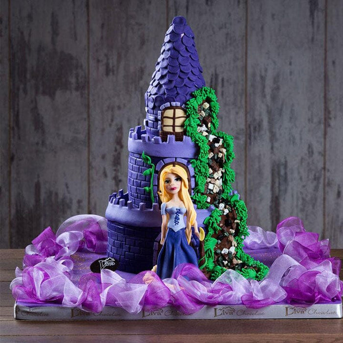 Rapunzel'in Kulesi Özel Pasta