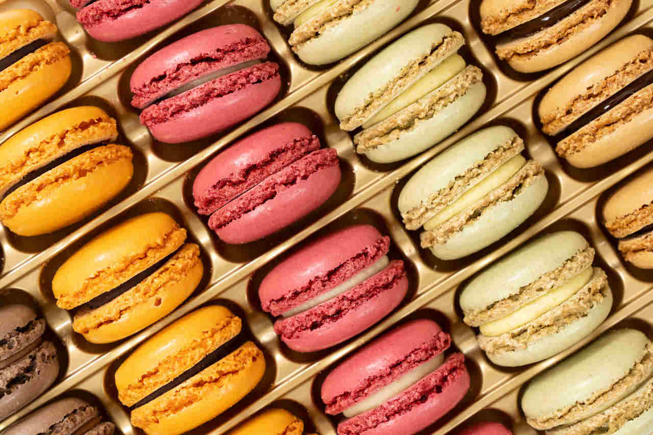 en sevilen Fransız tatlıları arasında yer alan makaronlar