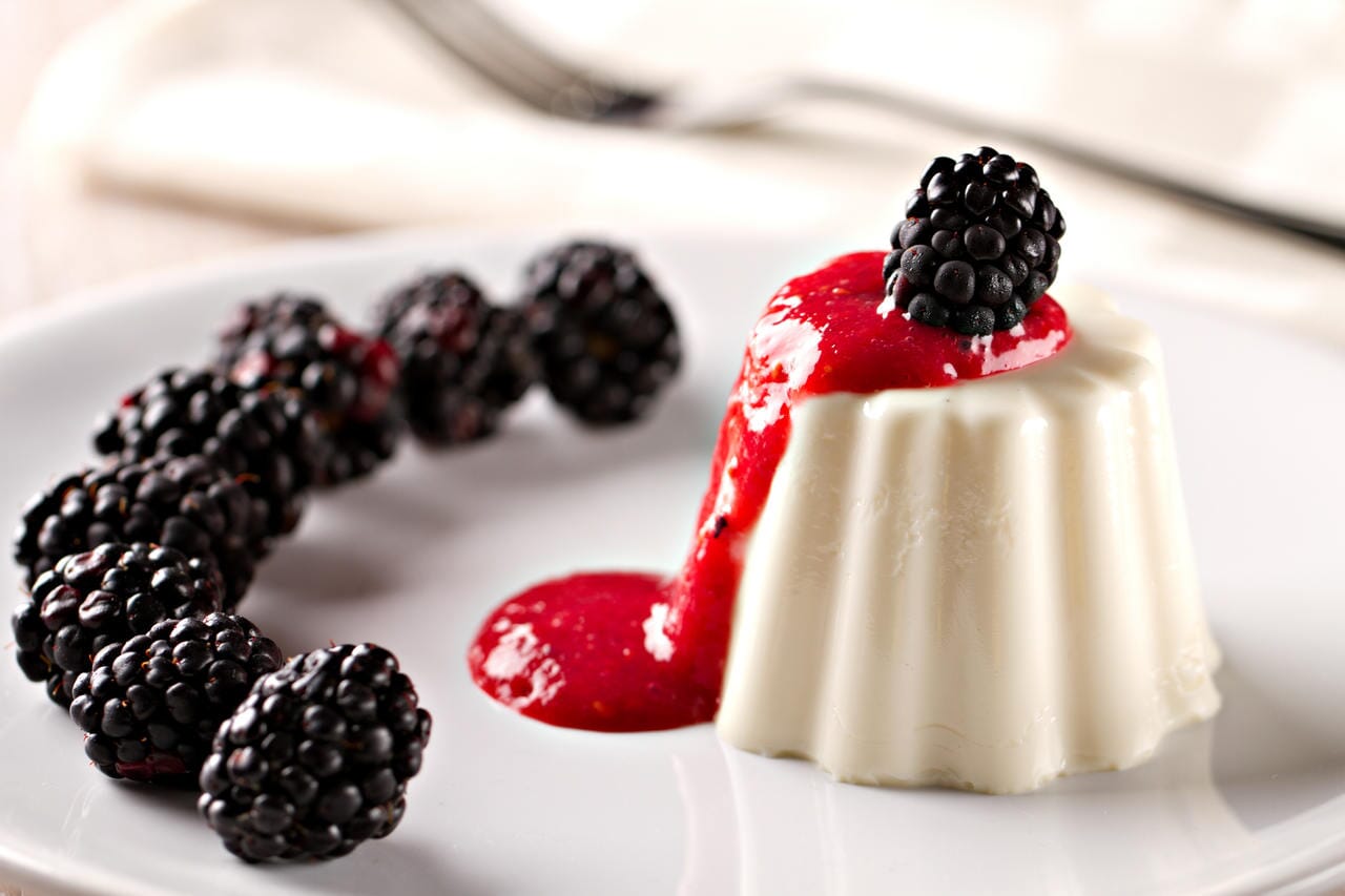 orman meyveli panna cotta
