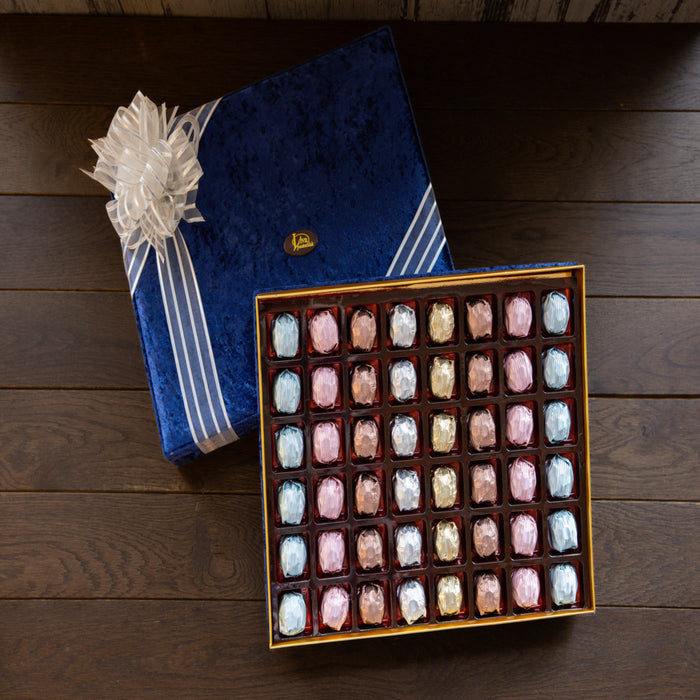 Kadife Kutu Yaldızlı Çikolata