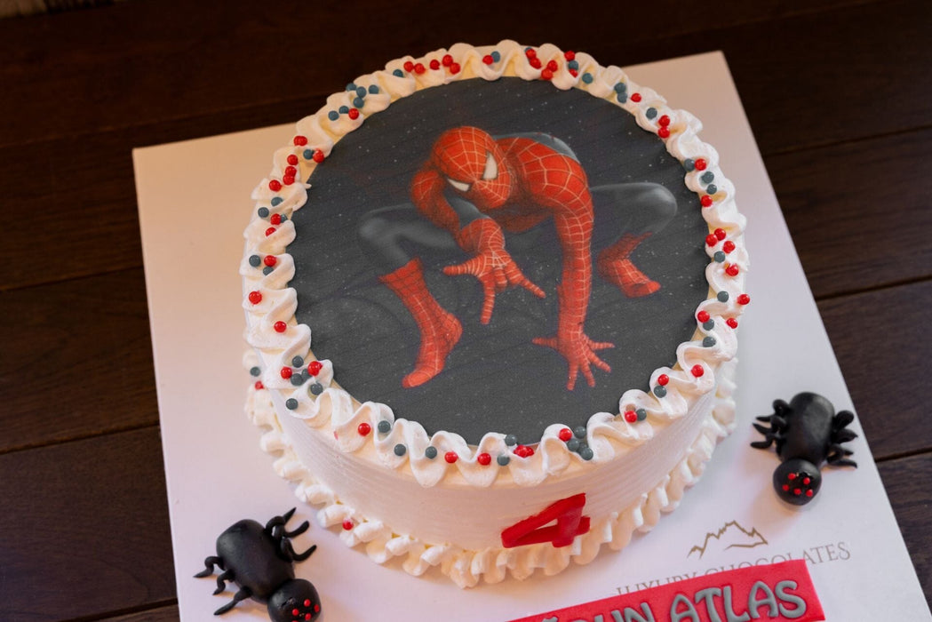 Spider Man Özel Pasta