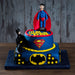Batman ve Superman Özel Pasta