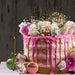 Çicek Bahçesi Doğum Günü Özel Pasta