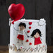 Kalp Balonlu Sevgililer Günü Özel Pasta
