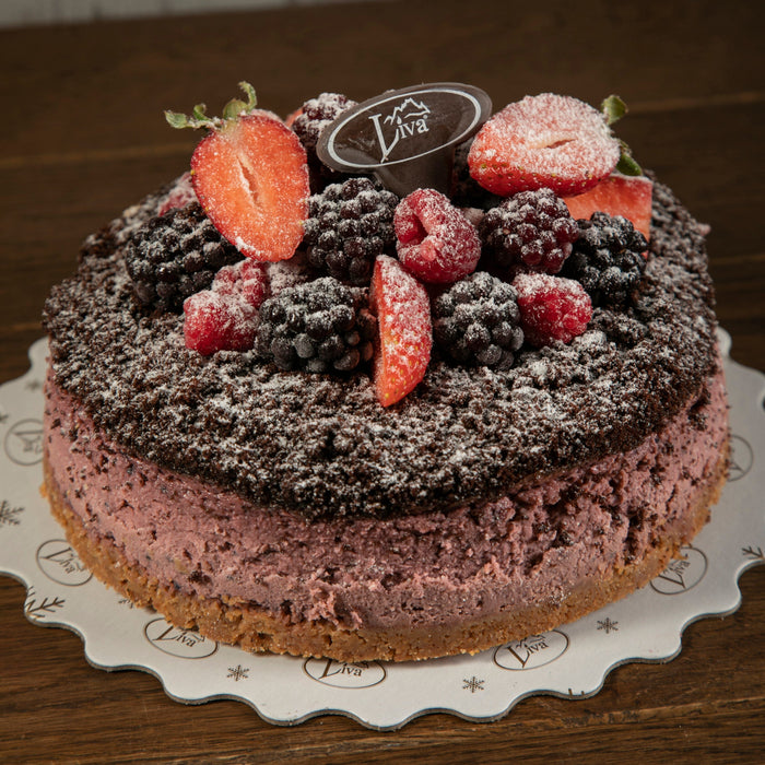 Kara Orman Meyveli Cheesecake