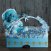 Mavi Ayıcıklı Bebek Çikolata Sepeti #1