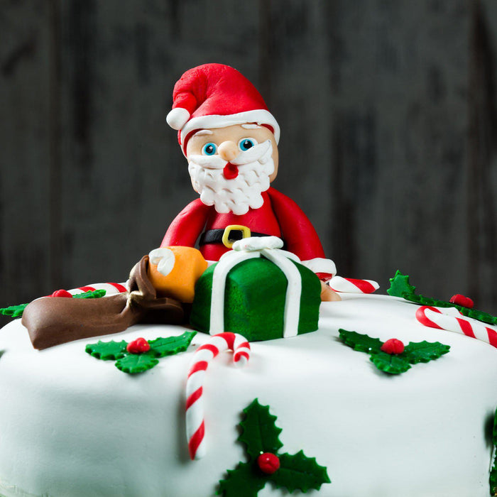 Noel Baba Baston Şeker Özel Pasta