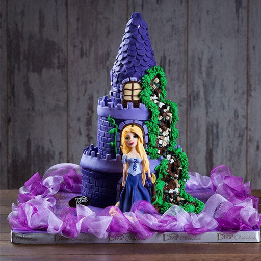 Rapunzel'in Kulesi Özel Pasta