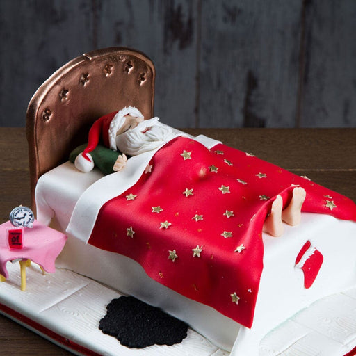 Uyuyan Noel Baba Özel Pasta