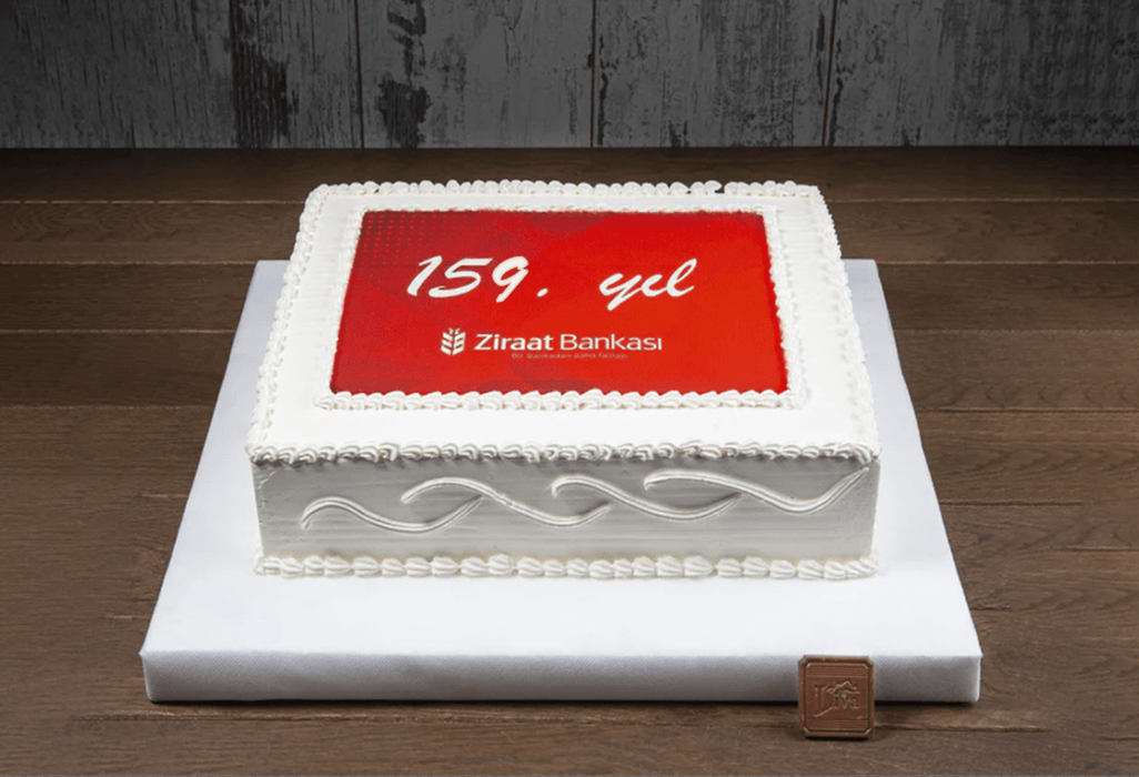 Liva ziraat bankası 159.yıl özel pasta